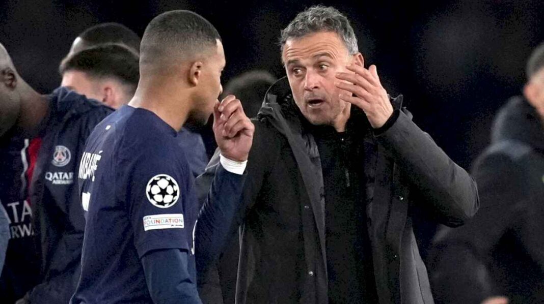 luis-enrique-revelo-como-es-su-relacion-con-kylian-mbappe-tras-llevarlo-al-banco-de-suplentes