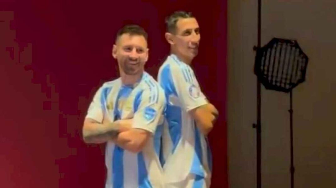 el-comentario-de-lionel-messi-a-angel-di-maria-que-revoluciono-la-sesion-de-fotos-de-la-copa-america