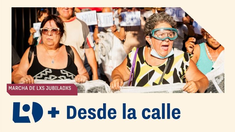 En vivo: una multitud apoya a los jubilados a pesar de la represión