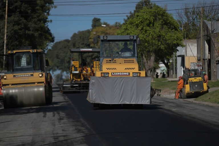 Destacan avance en las obras de calle López Jordán