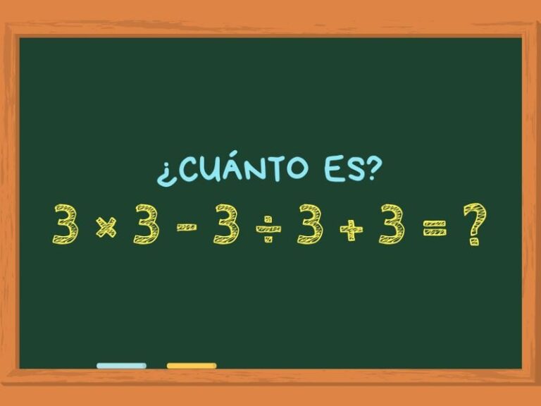 Cuánto es 33-33+3? Resolvé este cálculo matemático y poné a prueba tu capacidad lógica