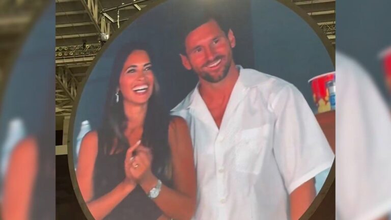 Lionel Messi y Antonela Roccuzzo en la «kiss cam» de Coldplay: cómo fue el momento que protagonizaron en Miami