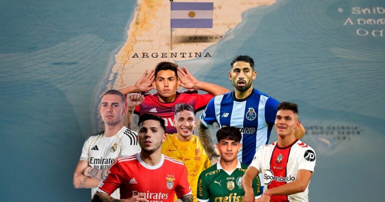 Argentina, dentro del top 3 de países que más jugadores vendieron al exterior en los últimos cinco años