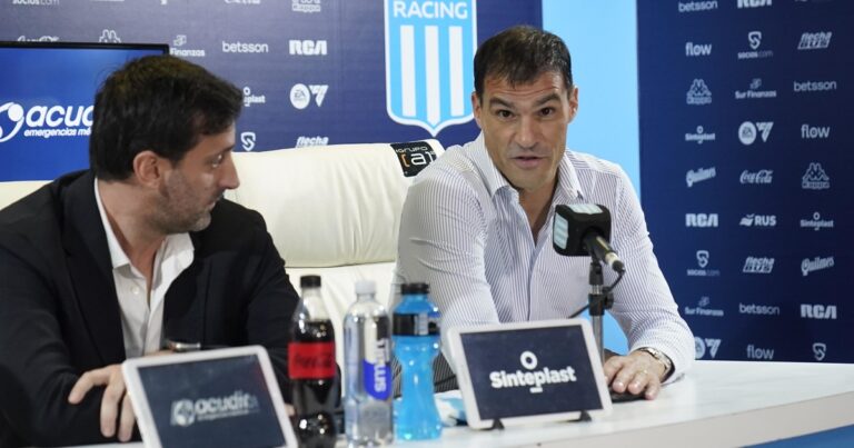La particular mirada de Sebastián Saja, el mánager de Racing: «El plantel mejoró con la salida de Salas»