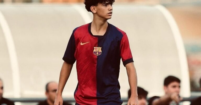 Se llama Xavi, usa la 10 del Barcelona y amargó a Racing en el Mundial Sub 18
