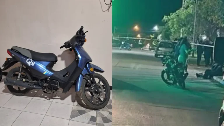 Escapaba de un robo y murió tras chocar en la moto