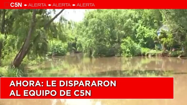 Atacaron al equipo de C5N: dispararon cerca del lugar donde trabajaba el móvil