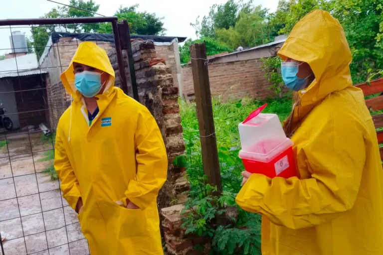 Equipos de Salud realizaron operativo en Santa Elena tras caso confirmado de sarampión