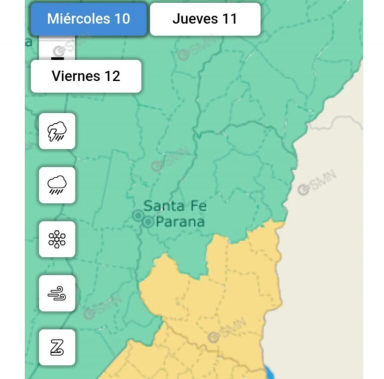 Se prevén tormentas fuertes y ráfagas intensas para la noche de este miércoles