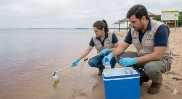 Autoridades uruguayas investigan múltiples consultas de bañistas de distintas edades que ingresaron el río y salieron con picazón.