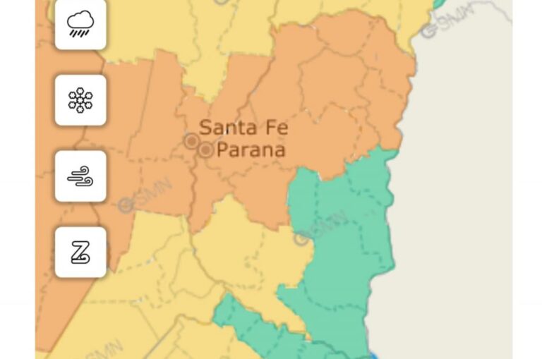 Alertas por lluvia y tormentas para este jueves y viernes