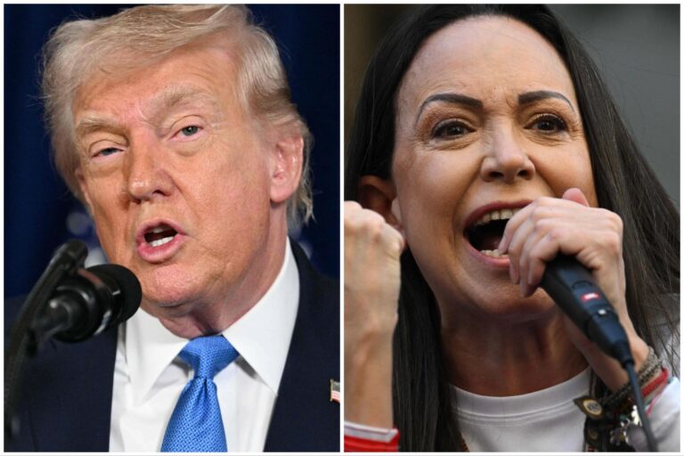 Donald Trump recibirá hoy a María Corina Machado en la Casa Blanca