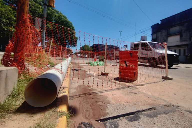 Avanza obra de nueva cañería