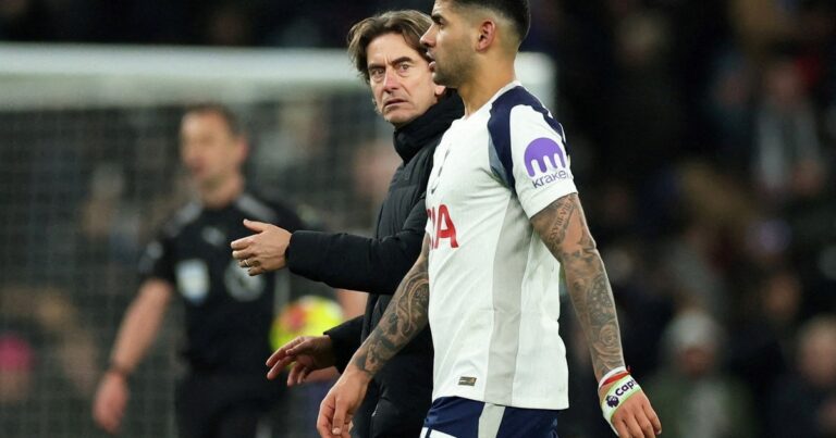 Cuti Romero se quedó sin DT: Tottenham echó a Thomas Frank por malos resultados