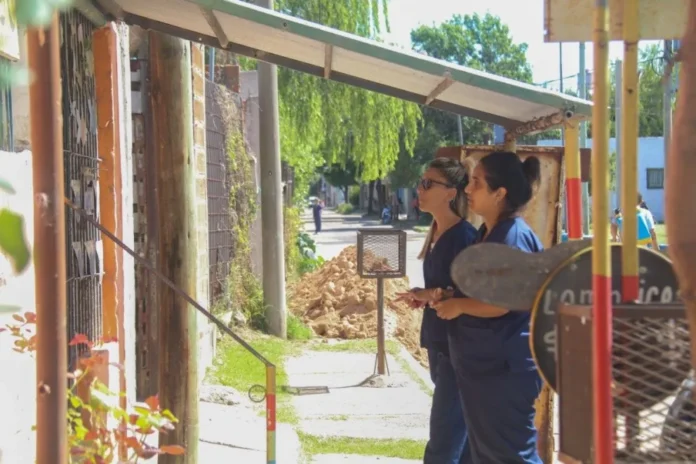 Operativo sanitario y ambiental en el barrio Zabalet de Entre Ríos