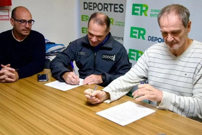 Firma del convenio entre la Secretaría de Deportes y el Servicio Penitenciario de Entre Ríos en Paraná