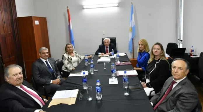stj-reunion-acuerdo-gualeguay-autoridades-judiciales Reunión del Superior Tribunal de Justicia de Entre Ríos en la ciudad de Gualeguay
