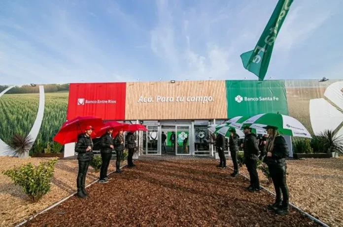 Stand de Banco Entre Ríos en Agroactiva 2026