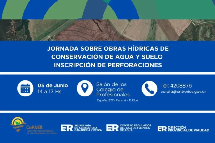 Jornada sobre gestión hídrica rural en Paraná