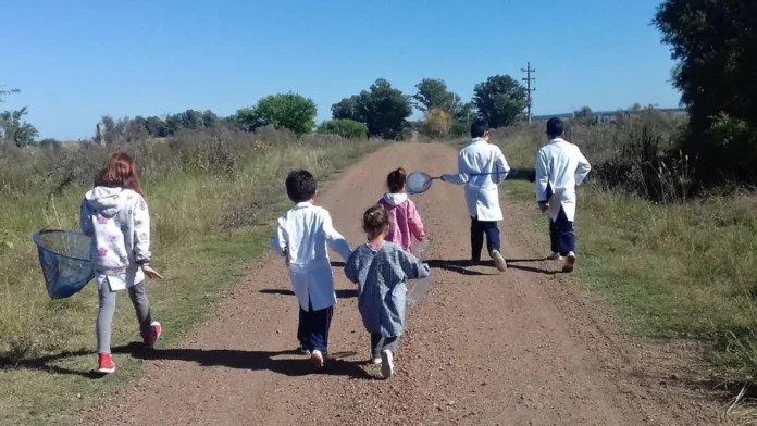 Escuela rural en Entre Ríos con pocos alumnos