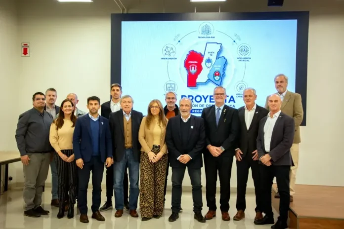 Firma de convenio entre ministros de Entre Ríos, Córdoba y Santa Fe