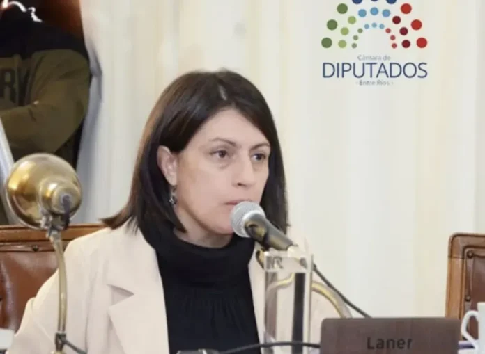carola-laner-defendio-reforma-previsional-entre-rios Carola Laner en una sesión legislativa