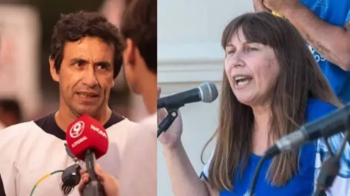 dominguez-respondio-a-antivero-la-representacion-se-ejerce-en-la-discusion-no-en-la-intransigencia Carina Domínguez, Secretaria Adjunta de UPCN, durante declaraciones sobre la reforma jubilatoria