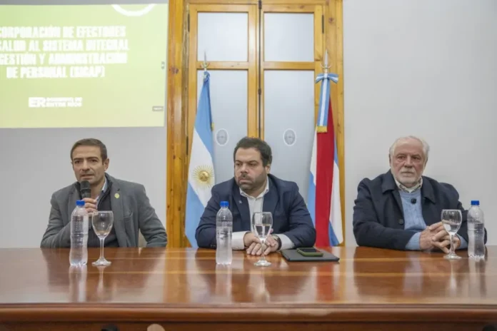 Presentación de la incorporación de efectores de Salud al Sigap en el Salón de los Escudos de Casa de Gobierno