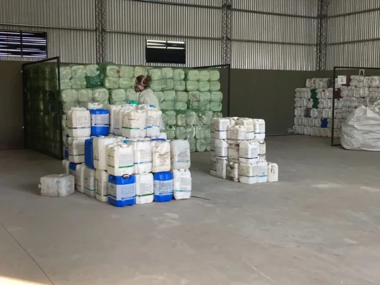 Envases de fitosanitarios recuperados en Entre Ríos