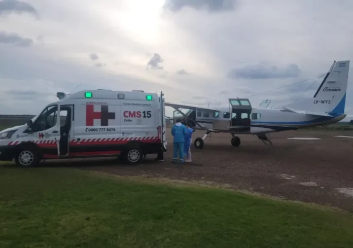 operativo-sanitario-reabre-debate-aerodromo-gualeguaychu Vista aérea del aeródromo de Gualeguaychú con su pista asfaltada