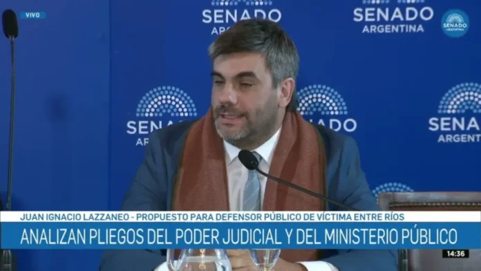 Sesión del Senado nacional en la que se aprobó el pliego de Juan Ignacio Lazzaneo