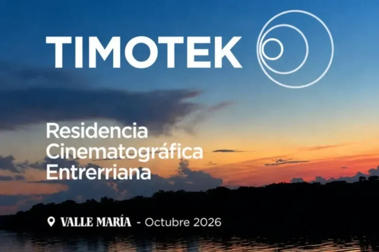 Residencia de Guión y Desarrollo de Proyectos Audiovisuales Timotek en Entre Ríos