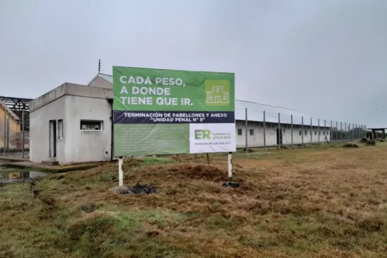 Obras de ampliación de la Unidad Penal Nº 8 en Federal, Entre Ríos
