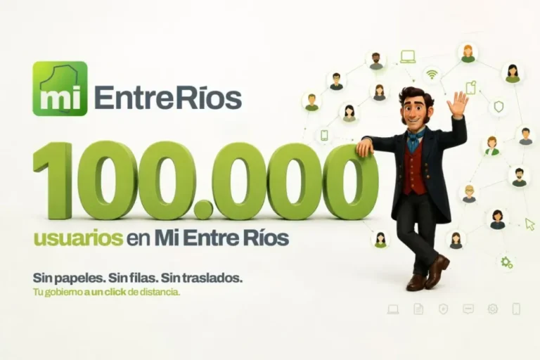 Captura de pantalla de la aplicación Mi Entre Ríos en un teléfono móvil
