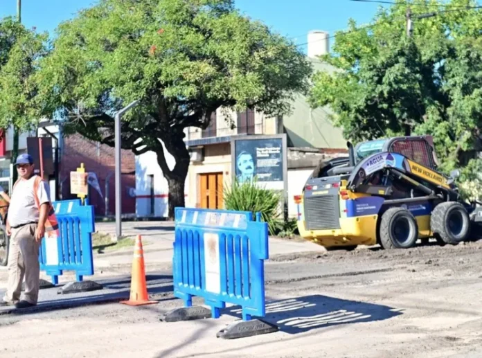 Calles de Gualeguaychú con cortes por trabajos viales