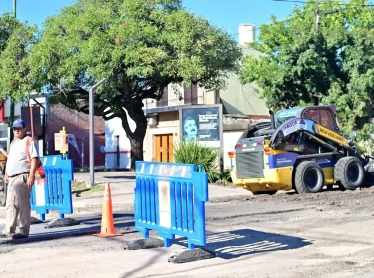 Calles de Gualeguaychú con cortes por trabajos viales