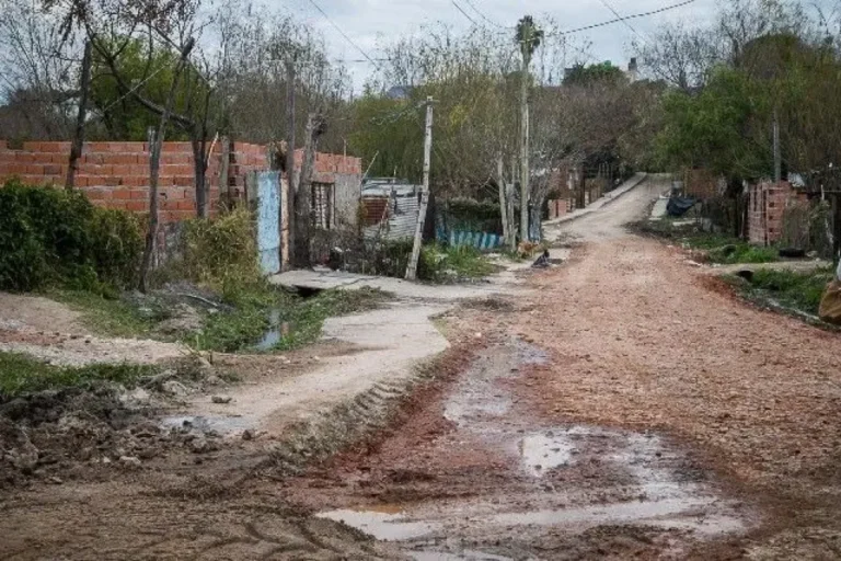 Obras del Plan Calle a Calle en Bajada Grande, Paraná