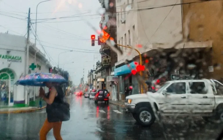 Mapa de alerta naranja por tormentas en Entre Ríos