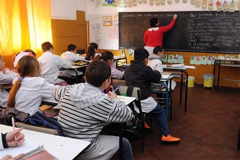 Gráfico de evolución del salario mínimo docente y la inflación en Entre Ríos