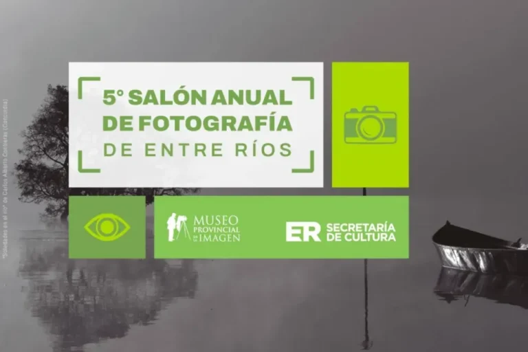 Cartel del 5° Salón Anual de Fotografía de Entre Ríos