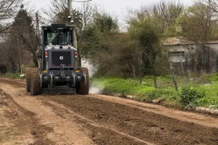 Obras viales en barrios de Entre Rios