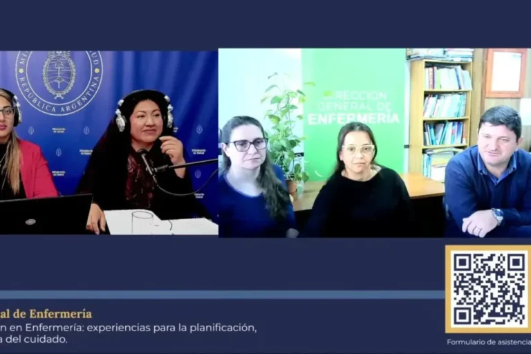 Reunión virtual del ateneo nacional de Enfermería con participación de Entre Ríos