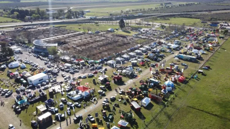 Vista del predio de la Sociedad Rural Gualeguaychú durante la Expo Rural