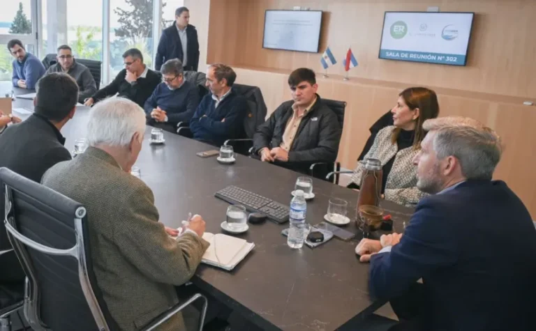 Reunión entre autoridades provinciales y representantes del sector foresto-industrial en Paraná