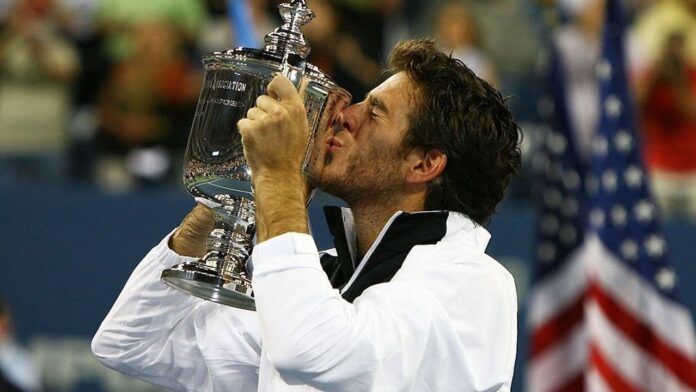 Juan Martín del Potro en el estadio Arthur Ashe durante el US Open