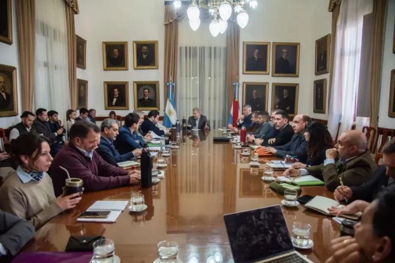 Reunión de gabinete del gobierno de Entre Ríos