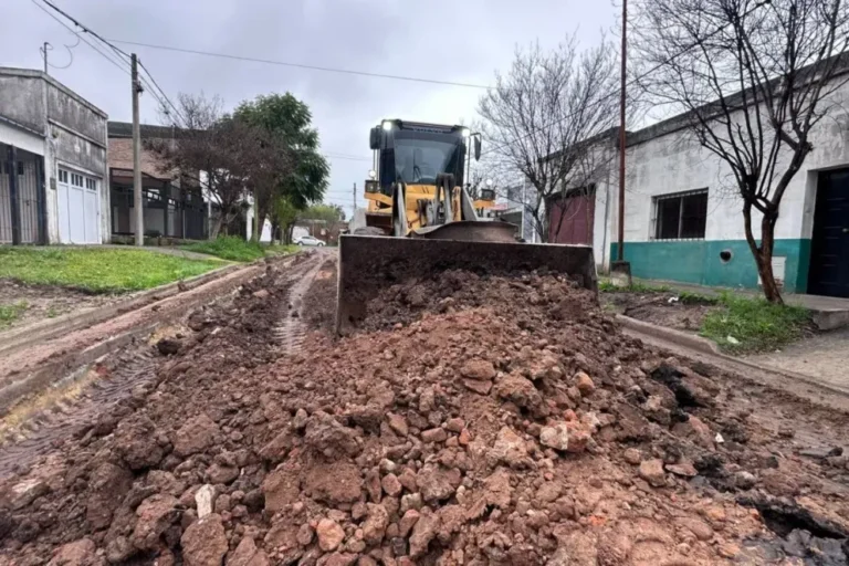 Trabajos de desmonte en calle Hernández