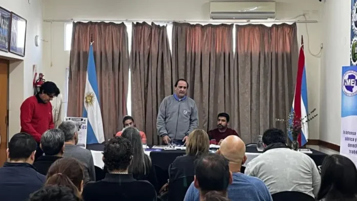 Rueda de prensa de AMET Entre Ríos en su sede