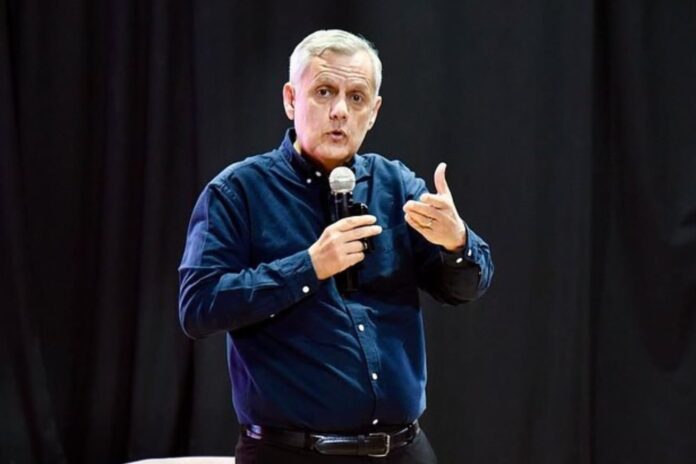 Bernardo Stamateas, psicólogo y escritor, durante una exposición