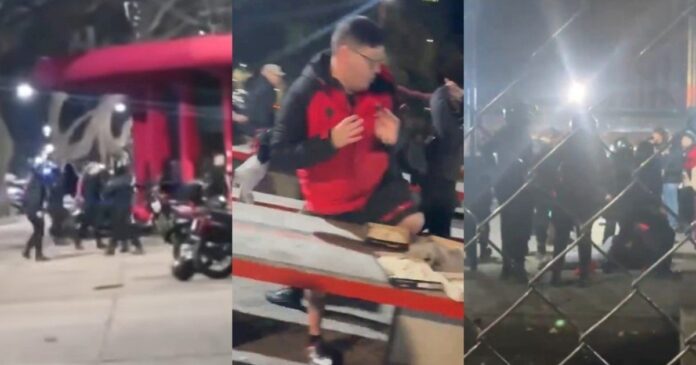 Incidentes en las inmediaciones del Estadio Marcelo Bielsa tras los festejos de Rosario Central